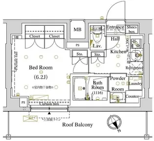 ARKMARK東大井【4階】の間取り