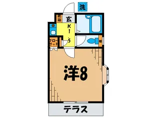 篠崎ハイム【1階】の間取り