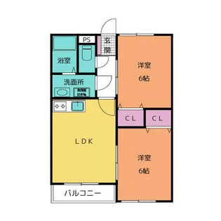 ストークハイツ志茂【1階】の間取り