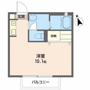 メゾン・シュクル【2階】の間取り