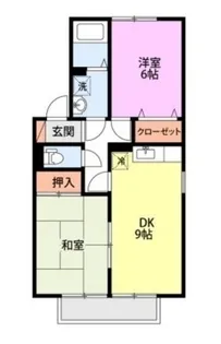 新潟県上越市木田2【アパート】の間取り