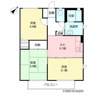 アリス【2階】の間取り