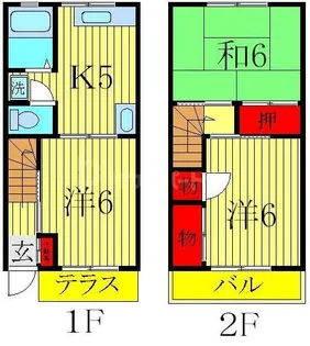 千葉県柏市篠籠田【一戸建】の間取り