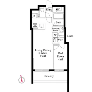 GRAN PASEO西麻布【3階】の間取り