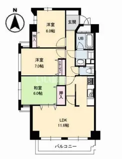 メゾン・ド・ナリヤ B棟【8階】の間取り