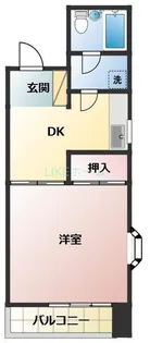 グリーンターフ南八幡【3階】の間取り