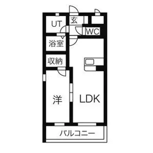 プレステージ千種【4階】の間取り