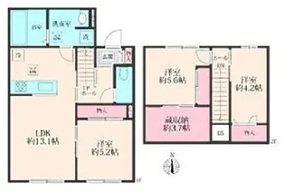 埼玉県さいたま市北区日進町1【一戸建】の間取り