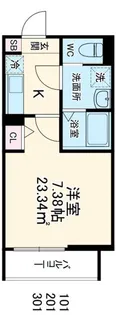 埼玉県川越市新宿町3【アパート】の間取り