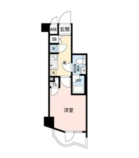 東京都新宿区山吹町【マンション】の間取り