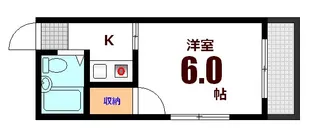 第5やたがいビル【6階】の間取り