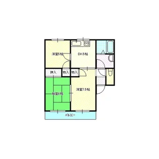 シェソワ【1階】の間取り