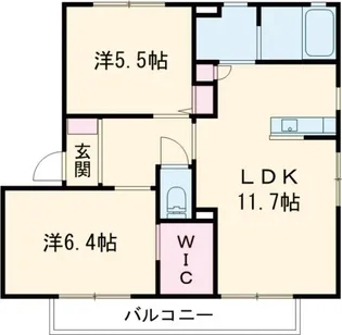 メゾン・シャルム M【2階】の間取り