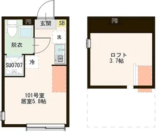 仮称)ハーモニーテラス田園調布南【1階】の間取り