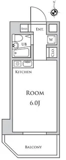 黒田屋ハイツ【3階】の間取り