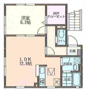 ウィンディアC【2階】の間取り