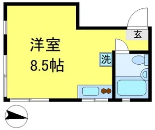 コーポさとう【2階】の間取り