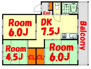 広島県広島市安佐南区八木9【マンション】の間取り