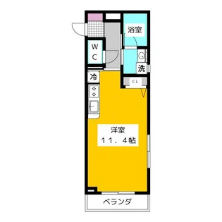 プレール・デューク下井草【3階】の間取り