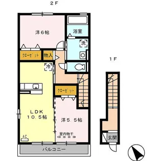 リヴェール【2階】の間取り