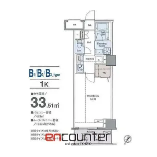 ラグゼナ平和台【3階】の間取り
