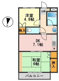 東京都江戸川区瑞江2【マンション】の間取り