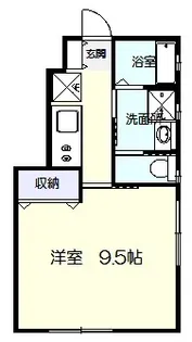 フィールグッド古海【1階】の間取り