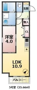 cookie【1階】の間取り