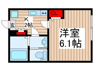 仮)KEIAI RESIDENCE東村山【2階】の間取り
