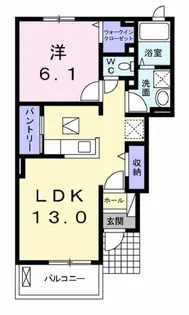 プレゾンI【1階】の間取り