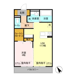 ファイン ビュー【3階】の間取り