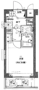 ヴェルト木場マリナコート【5階】の間取り