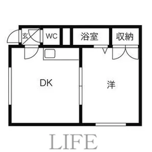 ハイデンスGO【2階】の間取り