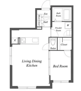 PASEO武蔵小山【1階】の間取り