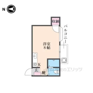 ホワイエMIYAMACHI【3階】の間取り