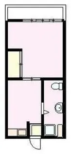 平和町コーポ【1階】の間取り