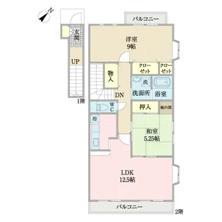 ソシアII【2階】の間取り