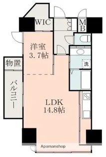 M’s4【10階】の間取り