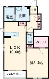 シャーメゾン・ルーチェC【1階】の間取り