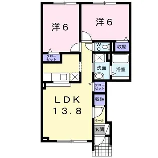 ソネット【1階】の間取り