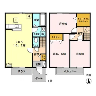 アルテミス【2階】の間取り