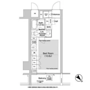 BPRレジデンス渋谷【4階】の間取り