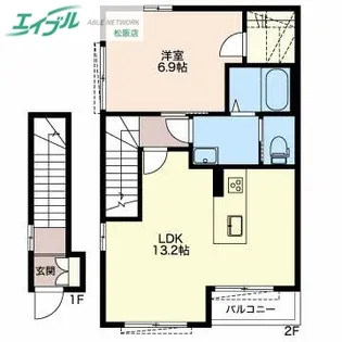 グランシャリオIII【2階】の間取り