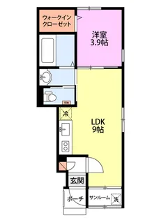 フェリース II【1階】の間取り