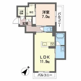 ビラ メゾン【3階】の間取り