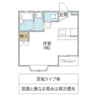 西古内ハイツ B棟【2階】の間取り