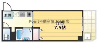 ティックランド南船場II【6階】の間取り