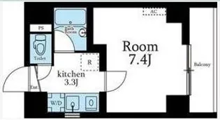 LALA上野【6階】の間取り