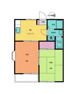 カームハイツ【2階】の間取り