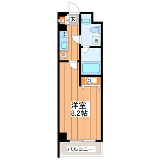 フォートレジデンス鉄砲町【3階】の間取り